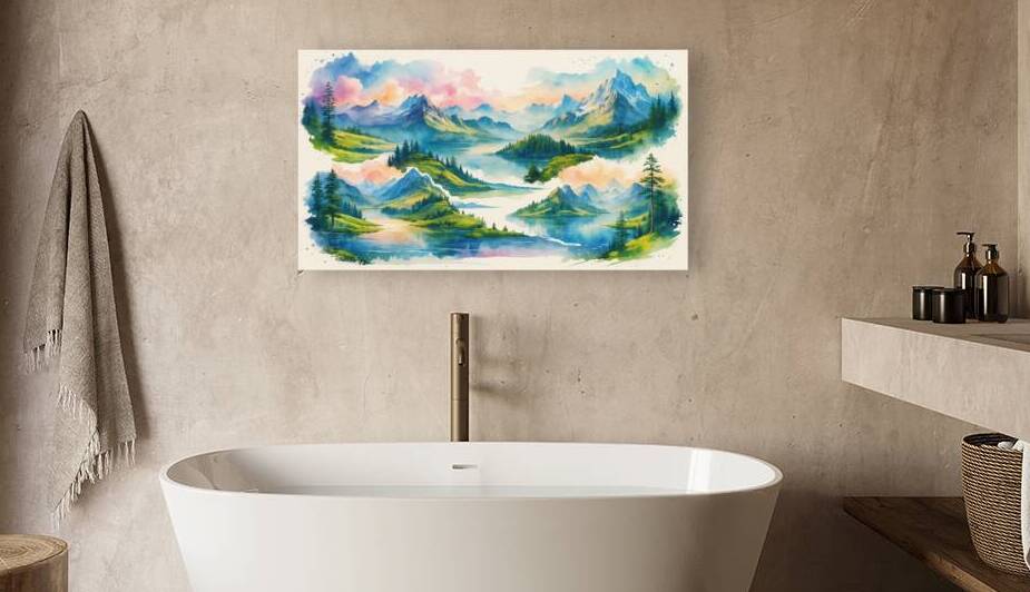 Serene Mountain Reflections by Jacob Farkas