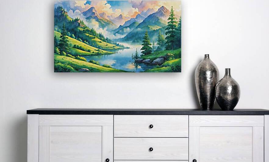 Mountain Reflections  by Jacob Farkas