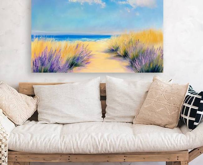 Beach Path Abstract by Travelling Light