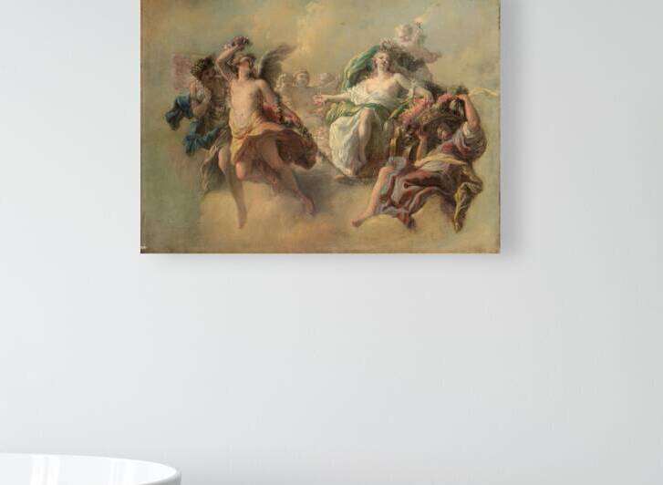 Triomphe De Flore by Circle of Antoine–François Callet [1741–1823] by MyCozyFineArt