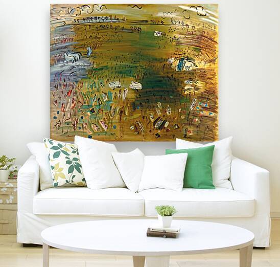 Le Grand champ de blé [1933] by Raoul Dufy [1877–1953] by MyCozyFineArt