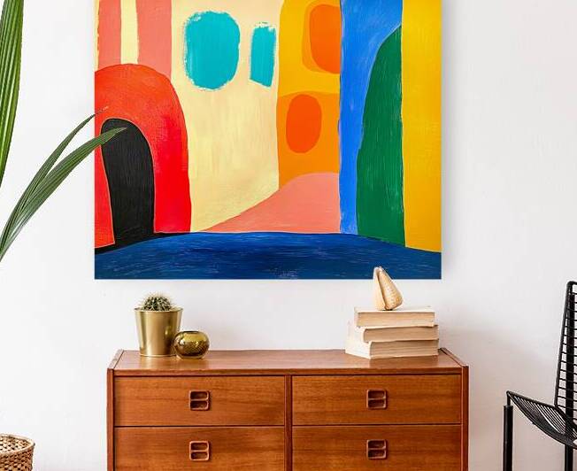 Modern Abstract Color Pop by Travelling Light