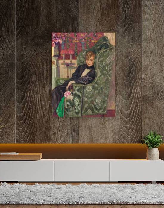 Yvonne Printemps au fauteuil [1921] by Édouard Vuillard [1868–1940] by MyCozyFineArt