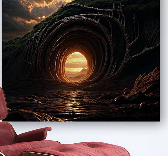  Mysterious Tunnel  by Aniima Illussiya