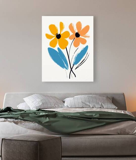 Simple Abstract Flowers by Travelling Light