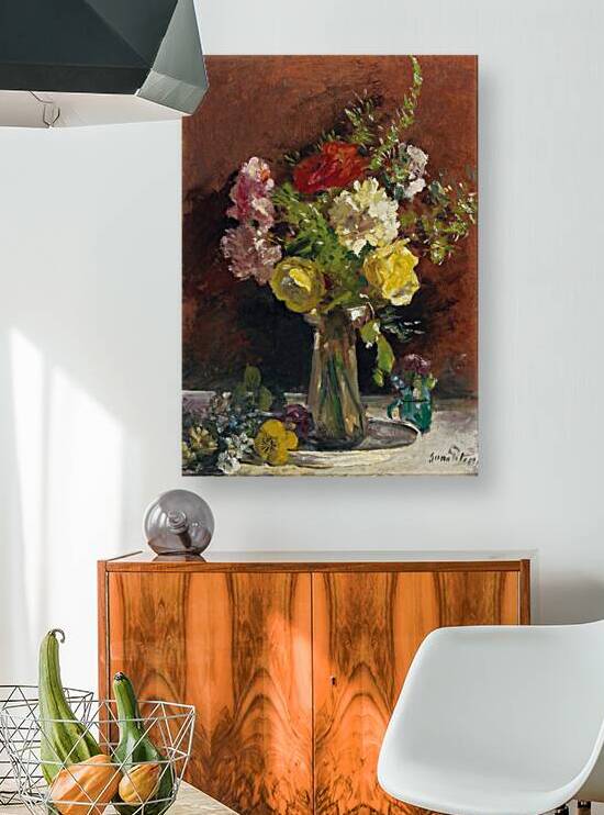 Flower Piece In A Vase by Anna Peters [1843–1926] by MyCozyFineArt