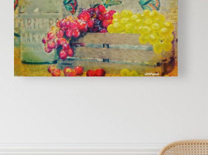 Grapes and Butterflies by With Love by Marisol