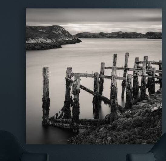 Loch Skipport Old Pier by Dave Bowman