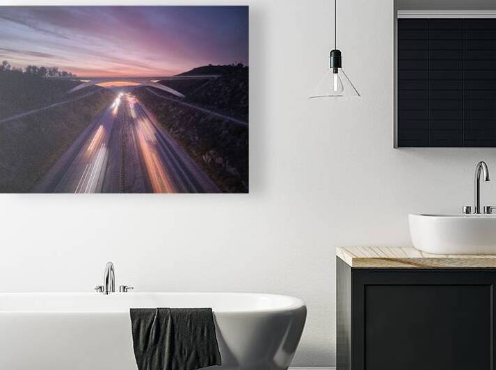 Lilac Bridge Sunrise Wide Angle by Ryan Cameron