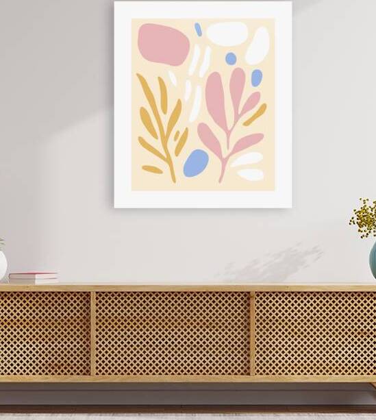 Matisse Inspired Shapes Pastel Colors by Travelling Light