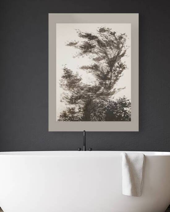 arbre sumi e by Marcel Jomphe
