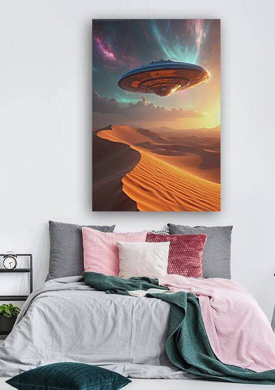 Celestial Mirage: The UFO Over the Endless Dunes by James Derrick