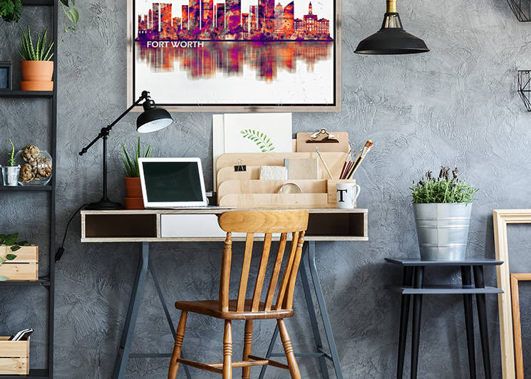 Fort Worth Texas Skyline by Towseef Dar