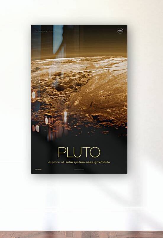 NASA Explore Posters - Pluto B by AA Images