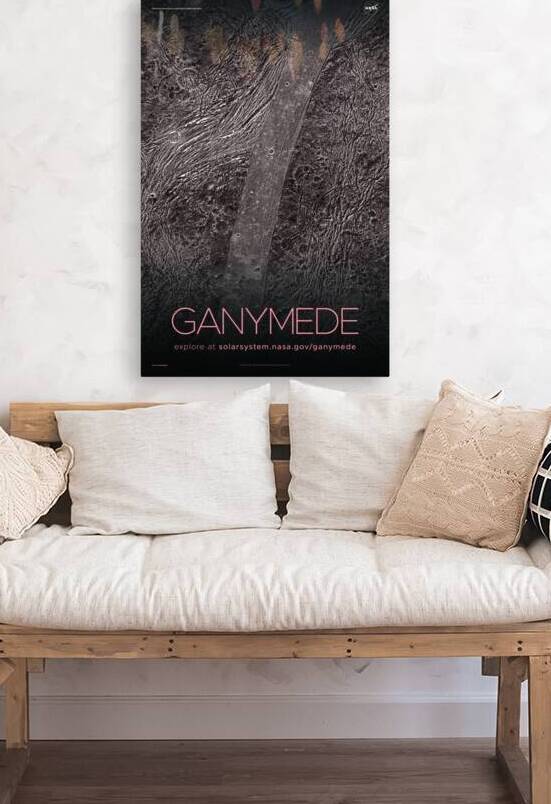 NASA Explore Posters - Ganymede A by AA Images
