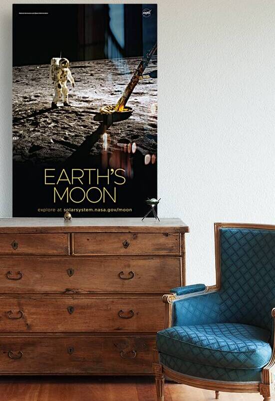 NASA Explore Posters - Moon D by AA Images