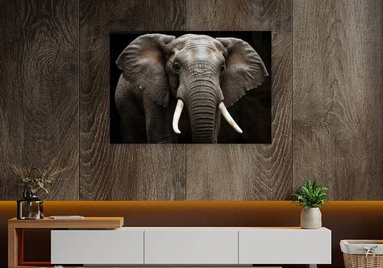 Whispers of the Wild An Elephant Portrait by JoArt