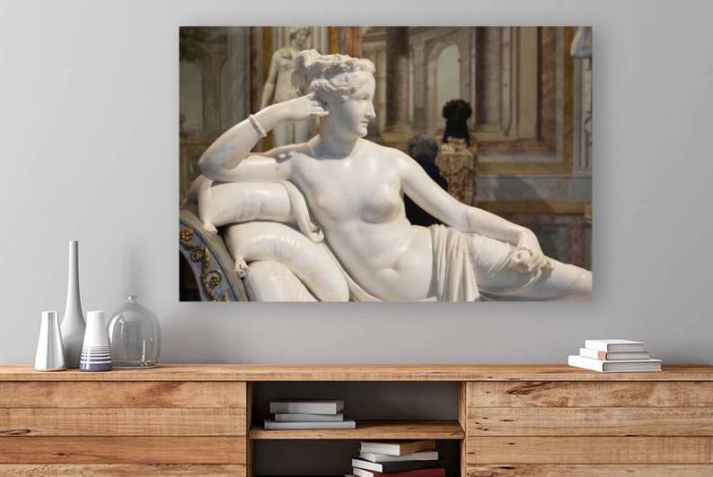 Rome Italy   Paolina Borghese Bonaparte as Venus Victrix by sc by Paolo Modena