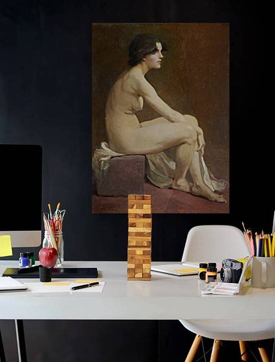 Portrait Of A Female Nude by Glyn Warren Philpot [1884–1937] by MyCozyFineArt