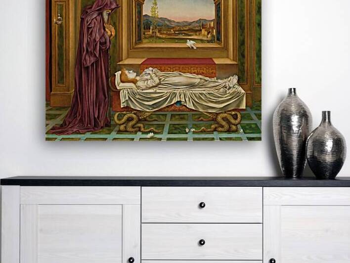 The Wandering Jew. ‘Whom the gods love die young’ [1888] by Evelyn De Morgan [1855–1919] by MyCozyFineArt