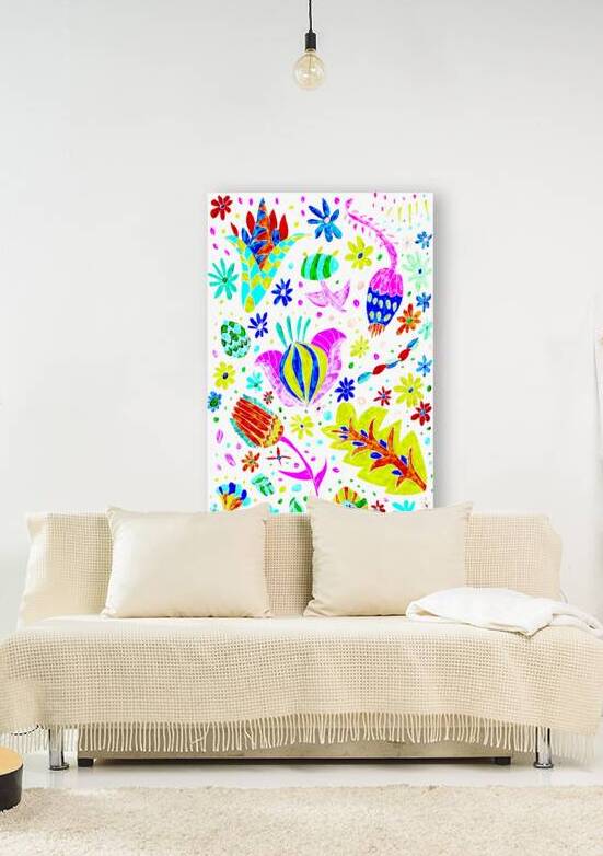 Abstract Decorative Whimsical Flowers by Catriona Roberts Nature Photography and Designs