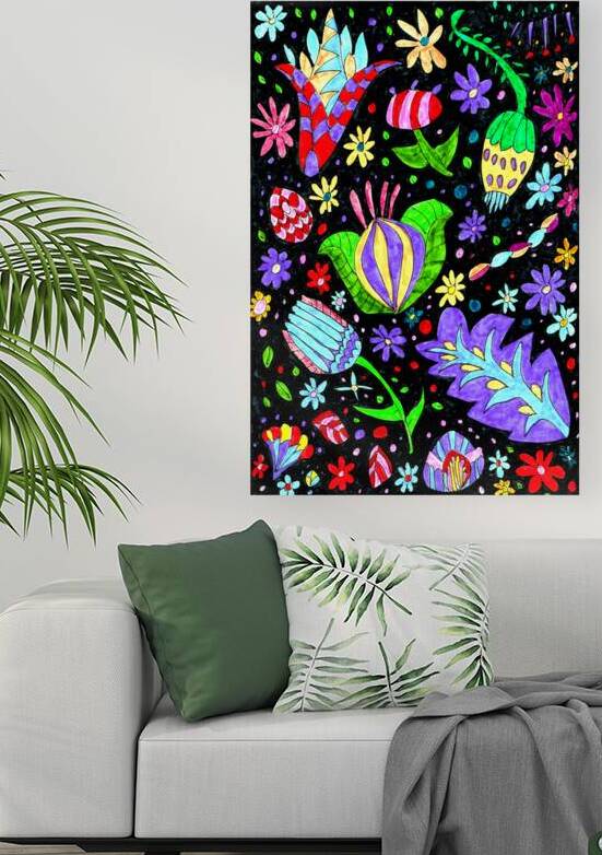 Abstract Lively Flowers by Catriona Roberts Nature Photography and Designs