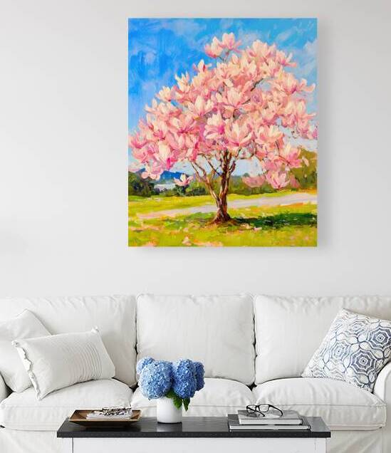 Magnolia Tree in Full Bloom by Travelling Light