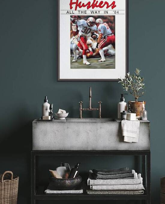 Huskers All the Way in 84 by Row One Brand