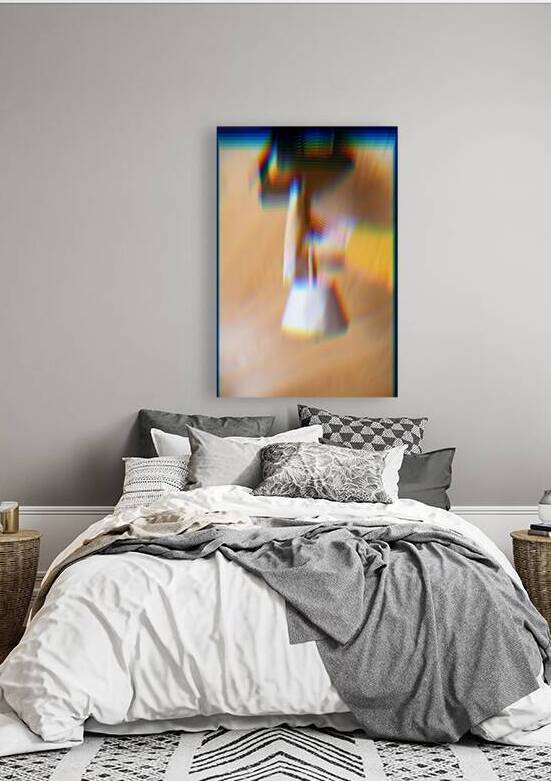 Colorful glitch abstract with pixelated distortion by Adrian H 