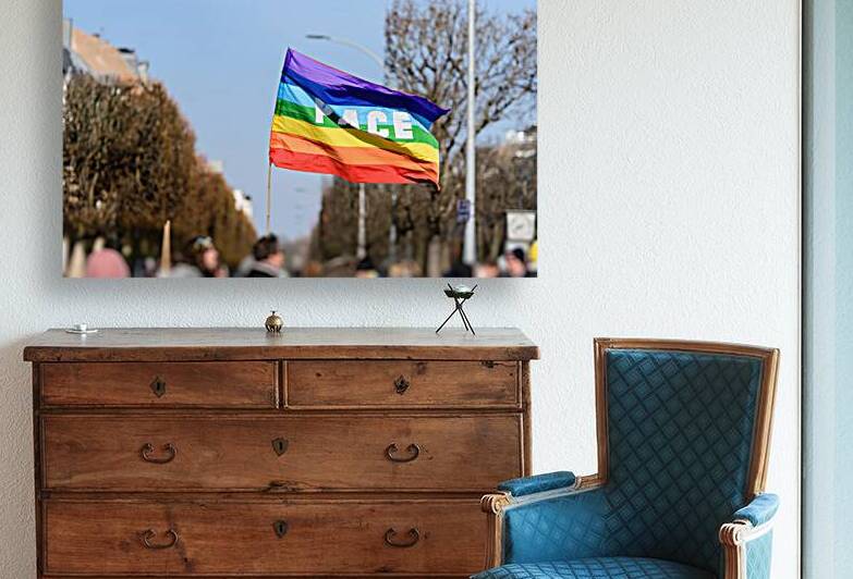 Protest front of Russian Consulate in solidarity with Ukrainians and against the war by Adrian H 