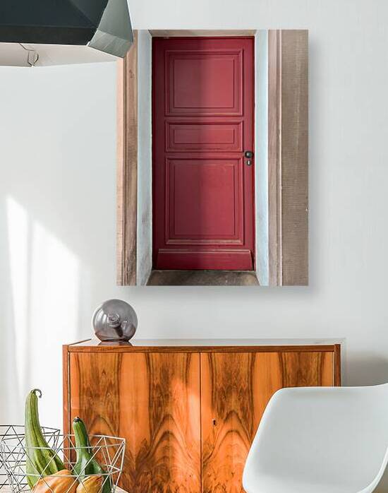 Majestic cleanly painted red door by Adrian H 