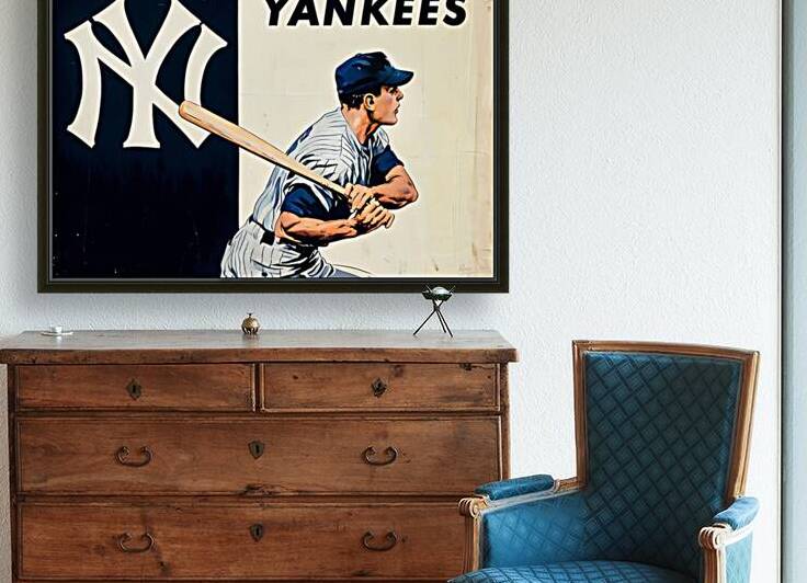1956 New York Yankees Remix Art by Row One Brand