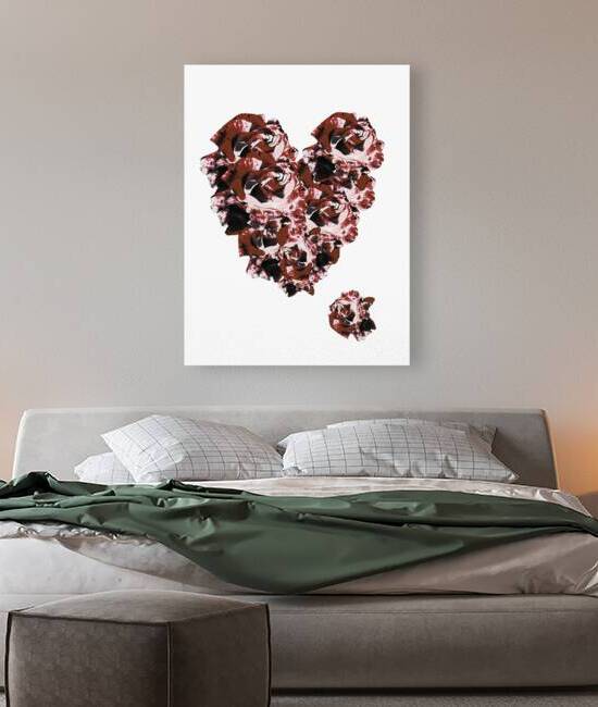 Abstract Roses Heart by Catriona Roberts Nature Photography and Designs