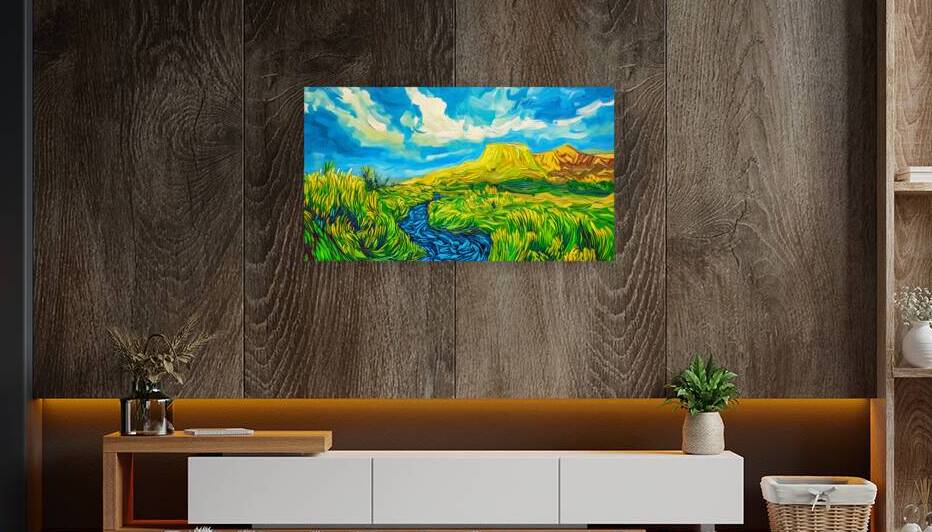 Simple Landscape Van Gogh Style by Travelling Light