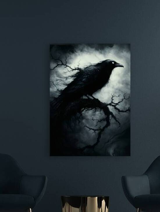 The Raven Omen of Shadows by Anne Laure GOUPIL