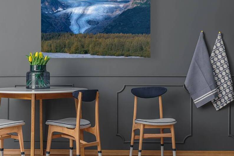 Sun Dappled Exit Glacier by Geoffrey Prior