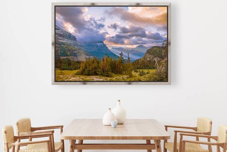 Logan Pass Sunrise by Geoffrey Prior