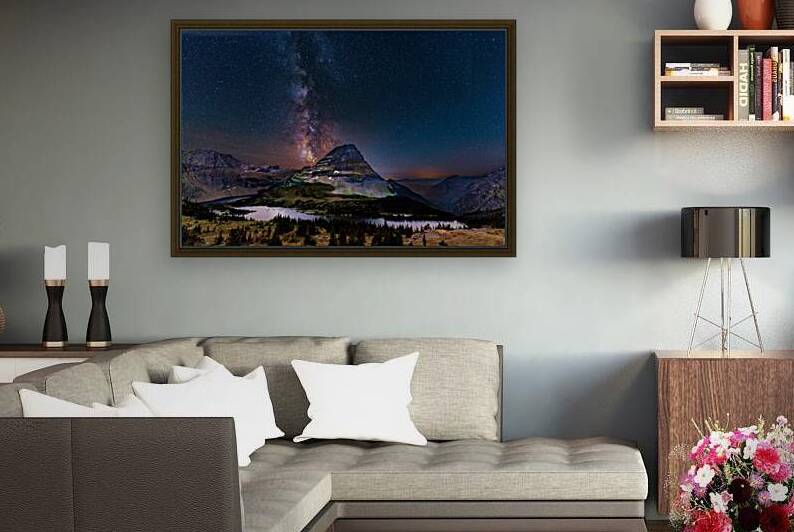 Bearhat Mountain Milky Way by Geoffrey Prior