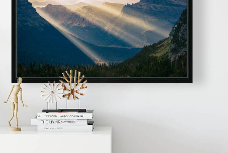 Logan Pass Sunrays by Geoffrey Prior