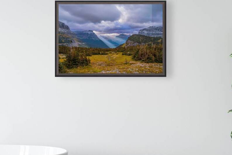 Logan Pass Sunbeams by Geoffrey Prior