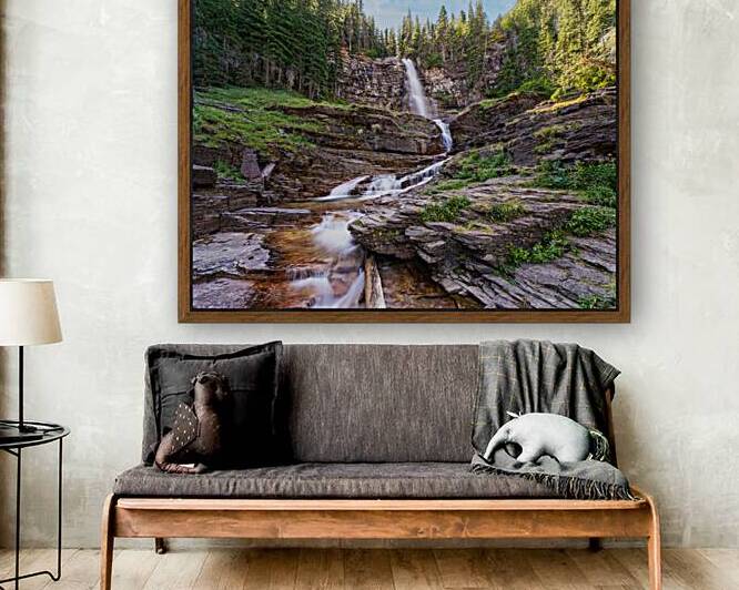 Virginia Falls Cascade by Geoffrey Prior