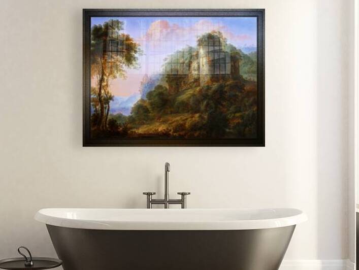 Paysage Avec Ruines de Chateau by Gillis Neyts by xzendor7