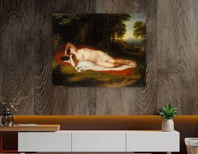 Ariadne [Ca. 1831–35] by Asher Brown Durand [1796–1886] by MyCozyFineArt