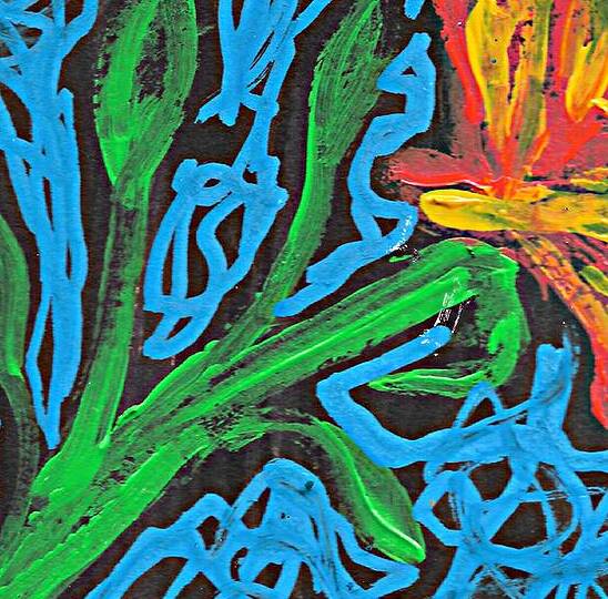 Orange Flower by Robert Burton