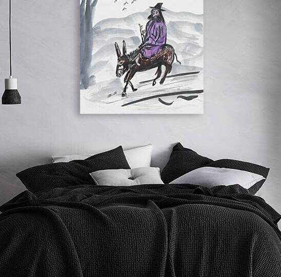 Pilgrim on a Donkey by Robert Burton