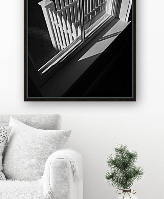 Farmers Window View by Dave Therrien