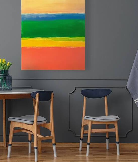 Land Sea and Sky Abstract by Travelling Light