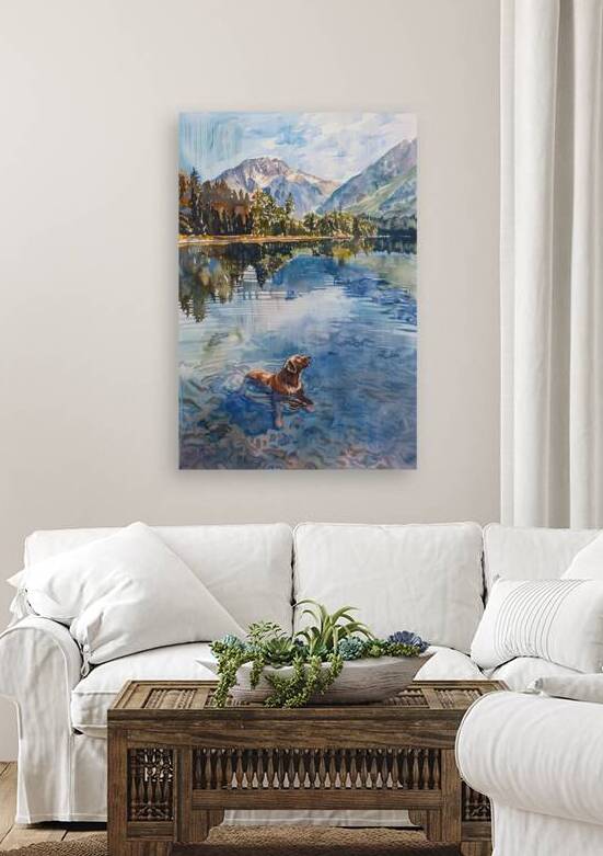 Alpine Lake Companion H2N3P9 45 by Abstract Rebellion