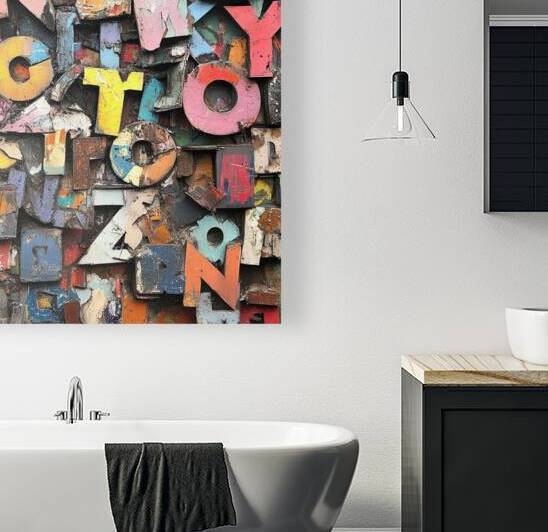 Alphabet Chaos 2P9H7N 60 by Abstract Rebellion