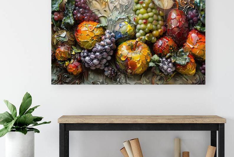 Abundant Harvest Still Life 29HBCJ 60 by Abstract Rebellion